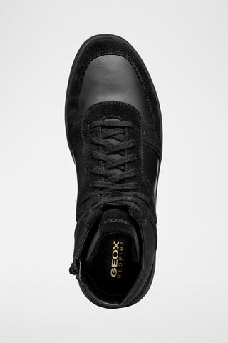 Hoge Leren Sneakers Avola - Zwart