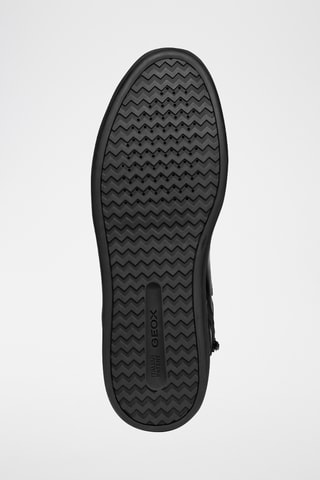 Hoge Leren Sneakers Avola - Zwart