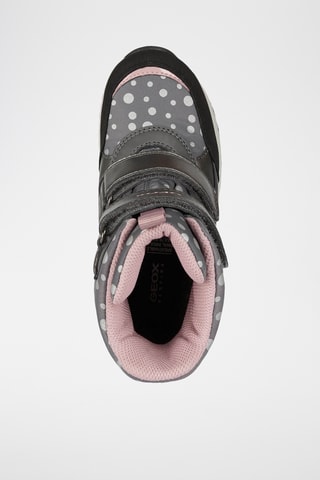 Hoge Sneakers Sentiero - Lichtgrijs en Poederroze