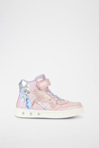 Hoge Sneakers Peter Pan Disney - Poederroze en Lichtpaars