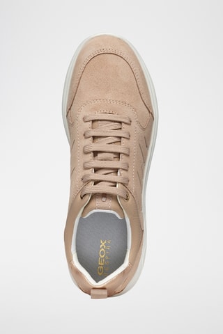 Kalfsnubuck Sneakers Spherica Lichtbruin