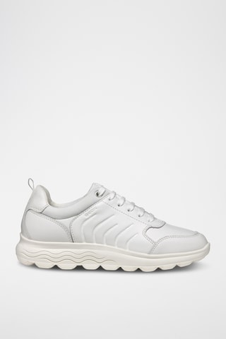 Kalfsnubuck Sneakers Spherica - Wit