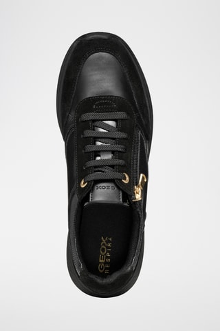 Kalfsnubuck Sneakers Cristael - Zwart