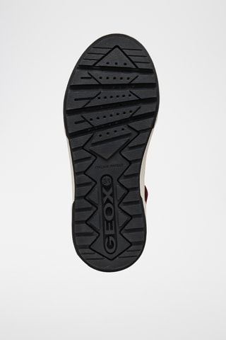 Hoge Nubuck Sneakers Weemble - Bordeauxrood