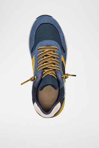 Nubuck Sneakers Alben - Marineblauw