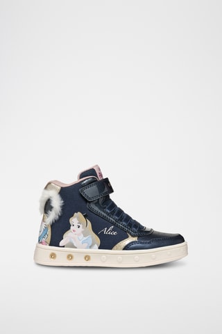 Hoge Sneakers Alice In Wonderland Disney - Marineblauw