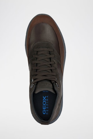 Hoge Leren Sneakers Spherica 4X4 Abx A - Bruin