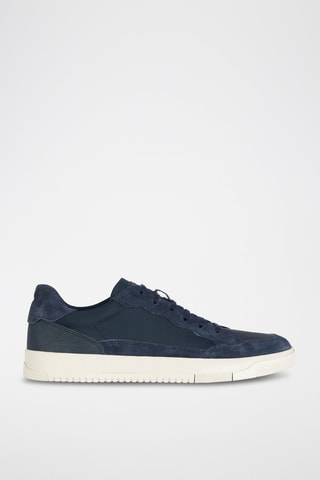 Leren Sneakers Segnale - Marineblauw