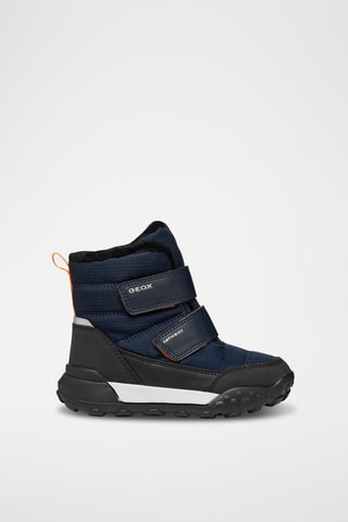 Gevoerde Snowboots Trekkyup - Marineblauw