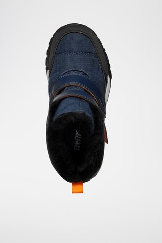 Gevoerde Snowboots Trekkyup - Marineblauw