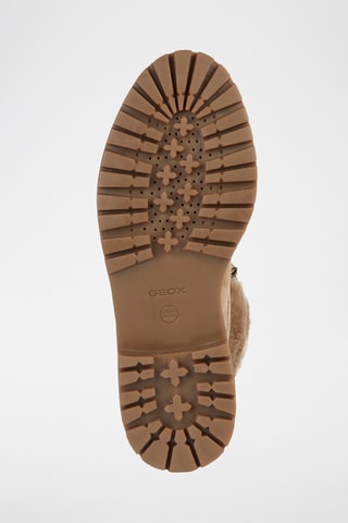 Gevoerde Nubuck Enkellaarzen Iridea - Beige