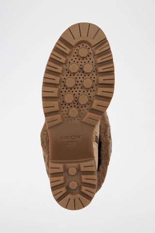 Gevoerde Nubuck Enkellaarzen Damiana - Beige