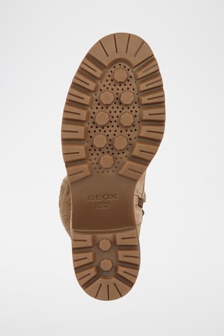 Gevoerde Nubuck Enkellaarzen Damiana - Beige