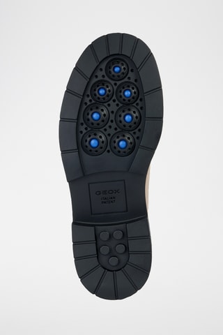 Leren Platform Derby's Spherica - Beige