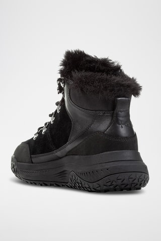 Gevoerde Nubuck Enkellaarzen Oliviera - Zwart