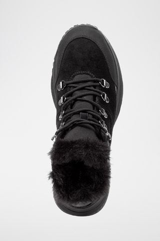 Gevoerde Nubuck Enkellaarzen Oliviera - Zwart