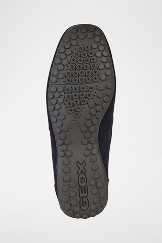 Leren Mocassins Snake - Marineblauw