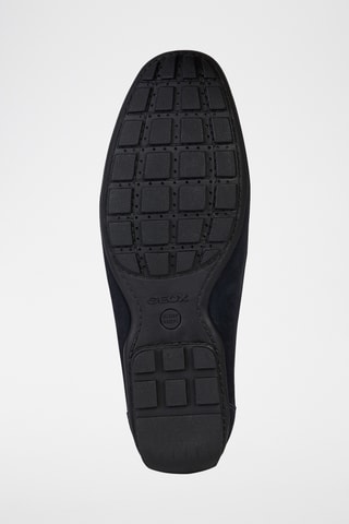 Nubuck Mocassins Moner - Marineblauw