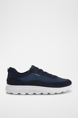 Nubuck Sneakers Spherica - Marineblauw
