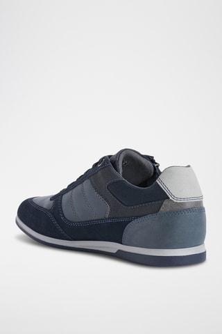 Leren Sneakers Renan - Marineblauw