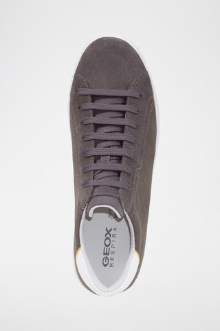 Nubuck Sneakers Pieve - Olijfgroen en Geel