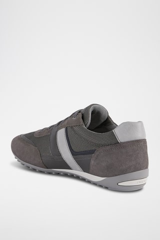 Leren Sneakers Wells - Grijs