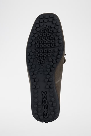 Nubuck Mocassins Snake - Donkergrijs