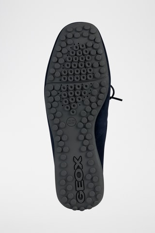 Nubuck Mocassins Snake - Marineblauw