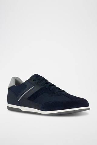 Leren Sneakers Renan - Marineblauw