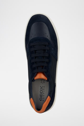 Leren Sneakers Magnete - Marineblauw