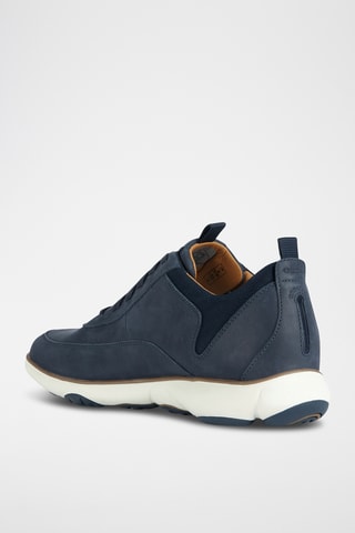Nubuck Sneakers Nebula - Marineblauw