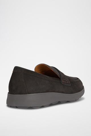 Nubuck Mocassins Spherica - Antraciet