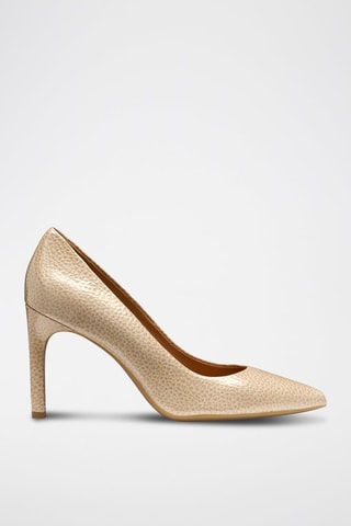 Leren Pumps Faviola - Beige
