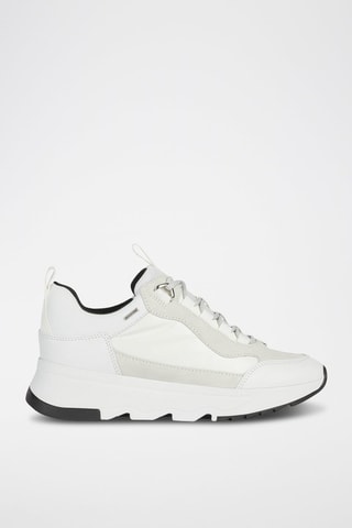 Leren Sneakers Falena - Wit en Ecru