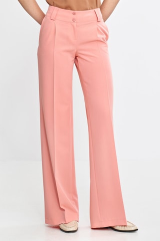Pantalon wide legs - Saumon