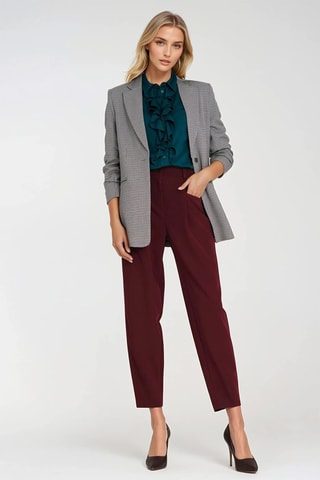 Pantalon carotte 7/8 - Bordeaux