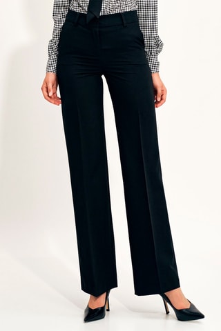 Pantalon taille haute - Noir