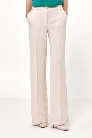 Pantalon wide legs - Beige