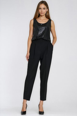 Pantalon carotte - Noir