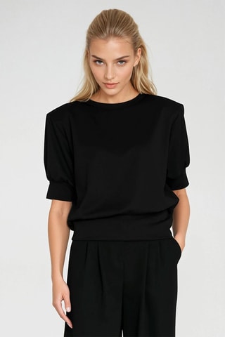 Top oversize - Noir