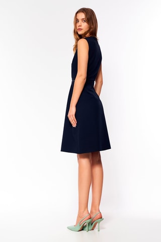 Robe trapèze - Bleu marine