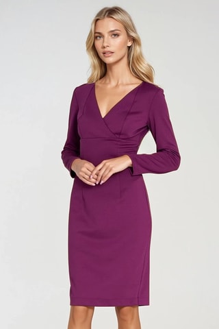 Robe fourreau - Violet