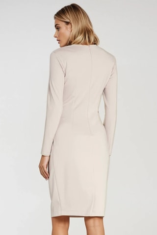 Robe fourreau - Beige