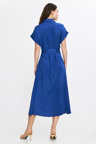Robe chemise relaxed - Bleu