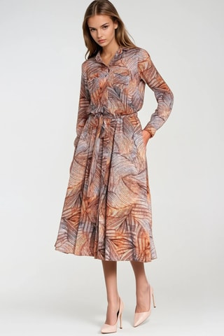 Robe chemise regular - Marron