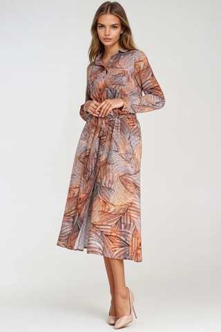 Robe chemise regular - Marron