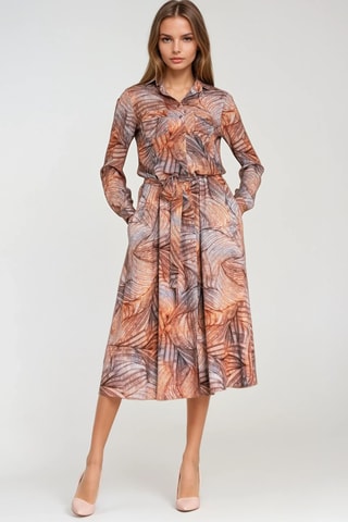 Robe chemise regular - Marron