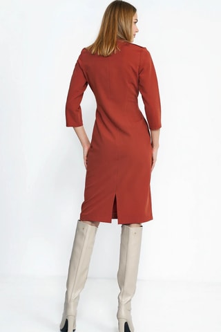 Robe fourreau - Rouille