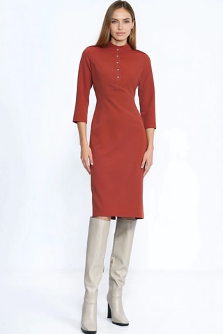 Robe fourreau - Rouille