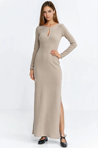 Robe longue - Beige